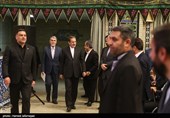 اسحاق جهانگیری معاون اول رئیس جمهور و سید عباس صالحی وزیر فرهنگ و ارشاد اسلامی در مراسم اختتامیه پنجمین جایزه جهانی اربعین
