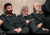 سردار اسماعیل قاآنی جانشین فرمانده نیروی قدس سپاه در دیدار مجمع عالی فرماندهان سپاه با فرمانده معظم کل قوا