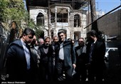 پیروز حناچی شهردار تهران  در  آیین تهرانگردی و بازدید از مسیر های گردشگری