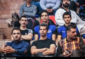 حضور هادی ساعی در سالن برگزاری مسابقات