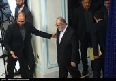 حسام الدین آشنا در نشست خبری حجت الاسلام حسن روحانی رئیس جمهور