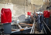 بازدید پرویز فتاح رئیس بنیاد مستضعفان از مراحل ساخت و پیشرفت ساختمان پلاسکو