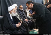 آیت الله امامی کاشانی و حمیدرضا مقدم فر در مراسم پنجمین سالگرد آیت الله مهدوی کنی