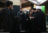آیت الله امامی کاشانی در مراسم پنجمین سالگرد آیت الله مهدوی کنی