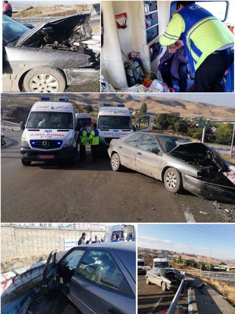 وزارت بهداشت، درمان و آموزش پزشکی جمهوری اسلامی ایران , حوادث جادهای ,