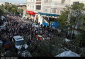 مراسم تشییع پیکر اعظم طالقانی
