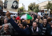 مراسم تشییع پیکر اعظم طالقانی