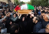 مراسم تشییع پیکر اعظم طالقانی