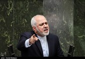 سخنرانی محمدجواد ظریف وزیر امور خارجه در جلسه علنی مجلس شورای اسلامی در پاسخ به سؤالات سیدمحمدجواد ابطحی و مجتبی ذوالنور نمایندگان خمینی شهر و قم