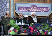 سرلشکر باقری رئیس ستاد کل نیروهای مسلح، حجت‌الاسلام‌والمسلمین رحیمیان تولیت مسجد مقدس جمکران،سردار شاه‌چراغی فرمانده سپاه استان قم، سردار آقاخانی فرمانده انتظامی قم،مرتضی حیدری فرماندار قم و جمعی از نیروهای مسلح استان در این مراسم حضور داشتند.