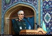 سخنرانی سرلشکر باقری رئیس ستاد کل نیروهای مسلح در صبحگاه مشترک نیروهای مسلح  در مسجد مقدس جمکران