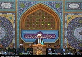 سخنرانی حجت‌الاسلام‌والمسلمین رحیمیان تولیت مسجد مقدس جمکران در صبحگاه مشترک نیروهای مسلح  با عنوان عهد سربازی