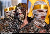 صبحگاه مشترک نیروهای مسلح  در مسجد مقدس جمکران