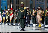 صبحگاه مشترک نیروهای مسلح با عنوان عهد سربازی