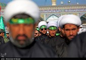 صبحگاه مشترک نیروهای مسلح  در مسجد مقدس جمکران