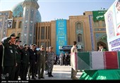 صبحگاه مشترک نیروهای مسلح استان با عنوان عهد سربازی