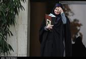لعیا جنیدی معاون حقوقی رئیس جمهور در حاشیه جلسه هیئت دولت