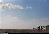 شلیک سامانه موشکی مرصاد ۱۶ به سمت اهداف پروازی در مرحله نهایی رزمایش پدافند هوایی مدافعان آسمان ولایت ۹۸