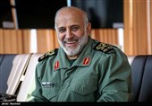 حضور سرلشکر غلامعلی رشید فرمانده قرارگاه مرکزی خاتم الانبیاء در مرحله نهایی رزمایش پدافند هوایی مدافعان آسمان ولایت ۹۸