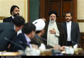 حجت الاسلام سید ابراهیم رئیسی رئیس قوه قضائیه در دیدار اعضای فراکسیون نمایندگان ولایی مجلس شورای اسلامی 