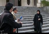 لعیا جنیدی معاون حقوقی رئیس جمهور در حاشیه جلسه هیئت دولت