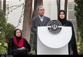 لعیا جنیدی معاون حقوقی رئیس جمهور و علی ربیعی سخنگوی دولت در حاشیه جلسه هیئت دولت