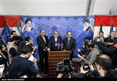 نشست خبری رحمانی فضلی وزیر کشور در فرمانداری تهران محل ثبت‌نام از داوطلبان یازدهمین دوره انتخابات مجلس شورای اسلامی