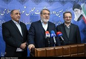 نشست خبری رحمانی فضلی وزیر کشور در فرمانداری تهران محل ثبت‌نام از داوطلبان یازدهمین دوره انتخابات مجلس شورای اسلامی