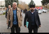 حضور ابراهیم اصغرزاده در فرمانداری تهران برای ثبت‌نام در یازدهمین دوره انتخابات مجلس شورای اسلامی 