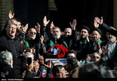مراسم تشییع پیکر مرحوم سیدقاسم موسوی قهار مناجات‌خوان، شاعر و مداح اهل‌بیت(ع)