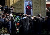 مراسم تشییع پیکر مرحوم سیدقاسم موسوی قهار مناجات‌خوان، شاعر و مداح اهل‌بیت(ع)