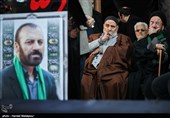 مراسم تشییع پیکر مرحوم سیدقاسم موسوی قهار مناجات‌خوان، شاعر و مداح اهل‌بیت(ع)