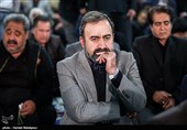حسن سلطانی در مراسم ختم مرحوم سیدقاسم موسوی قهار