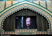 مراسم ترحیم مرحوم سیدقاسم موسوی قهار مناجات‌خوان، شاعر و مداح اهل‌بیت(ع) در مسجد بلال سازمان صدا و سیما