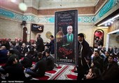 مراسم ترحیم مرحوم سیدقاسم موسوی قهار مناجات‌خوان، شاعر و مداح اهل‌بیت(ع) در مسجد بلال سازمان صدا و سیما