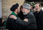 مراسم ترحیم مرحوم سیدقاسم موسوی قهار مناجات‌خوان، شاعر و مداح اهل‌بیت(ع) در مسجد بلال سازمان صدا و سیما