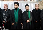 مراسم ترحیم مرحوم سیدقاسم موسوی قهار مناجات‌خوان، شاعر و مداح اهل‌بیت(ع) در مسجد بلال سازمان صدا و سیما
