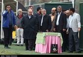 حضور رضا صالحی امیری رییس کمیته ملی المپیک و مسعود سلطانی‌ فر وزیر ورزش و جوانان  در تمرین تیم فوتبال امید