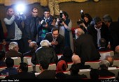 حسین انتظامی رئیس سازمان سینمایی در مراسم اختتامیه سیزدهمین جشنواره بین‌المللی سینما حقیقت