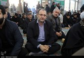 سیدنظام الدین موسوی مدیرعامل سابق خبرگزاری فارس در مراسم ترحیم زهرا عبدالمحمدی خبرنگار فقید خبرگزاری فارس