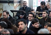 سیدعباس موسوی سخنگوی وزارت خارجه در مراسم ترحیم زهرا عبدالمحمدی خبرنگار فقید خبرگزاری فارس