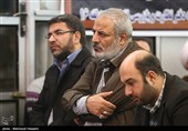  عباس توانگر قائم مقام خبرگزاری فارس در مراسم ترحیم زهرا عبدالمحمدی خبرنگار فقید خبرگزاری فارس