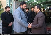  حمیدرضا مقدم‌فر مشاور فرمانده کل سپاه در مراسم ترحیم زهرا عبدالمحمدی خبرنگار فقید خبرگزاری فارس
