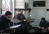  حمیدرضا مقدم‌فر مشاور فرمانده کل سپاه در مراسم ترحیم زهرا عبدالمحمدی خبرنگار فقید خبرگزاری فارس