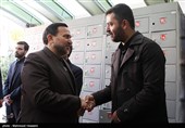  حمیدرضا مقدم‌فر مشاور فرمانده کل سپاه در مراسم ترحیم زهرا عبدالمحمدی خبرنگار فقید خبرگزاری فارس