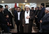 آیت الله محسن اراکی در مراسم اولین سالگرد ارتحال آیت‌الله هاشمی شاهرودی - قم