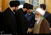 حضور آیت الله شب زنده دار در مراسم اولین سالگرد ارتحال آیت‌الله هاشمی شاهرودی - قم