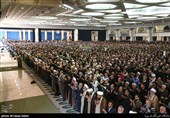 اقامه نمازجمعه تهران به امامت آیت‌الله محمد امامی کاشانی امام جمعه موقت