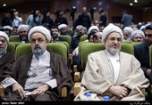 آیت الله اراکی و حجت‌الاسلام شهریاری در آیین تکریم و معارفه دبیر مجمع تقریب مذاهب اسلامی
