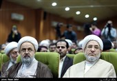 آیت الله اراکی و حجت‌الاسلام شهریاری در آیین تکریم و معارفه دبیر مجمع تقریب مذاهب اسلامی